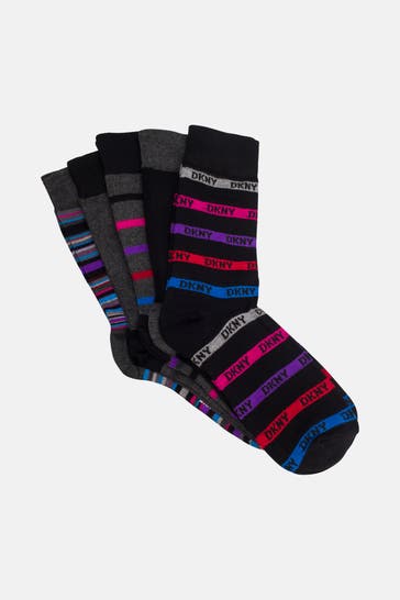 DKNY 3er-Pack Strümpfe 'Hawthrone' mehrfarbig