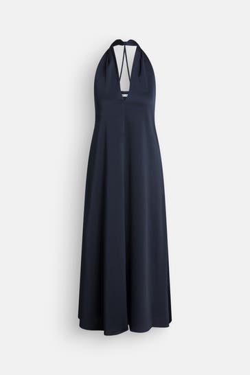 SAMSØE & SAMSØE Midikleid 'Sacille' nachtblau