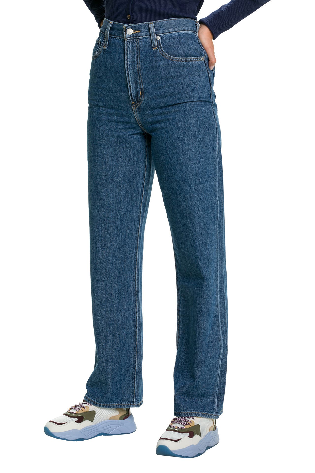 Jeans dunkelblau straight - LEVI'S® » günstig online kaufen 