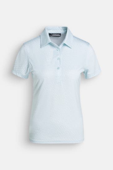 J.LINDEBERG SPORTSWEAR Polo-Shirt 'Caitlyn' gemustert