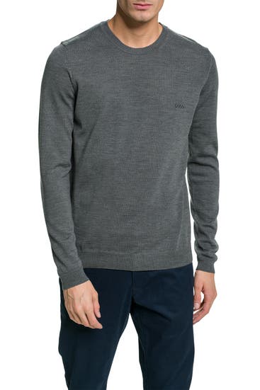 BOSS - Strickpullover 'Bagritte' grau