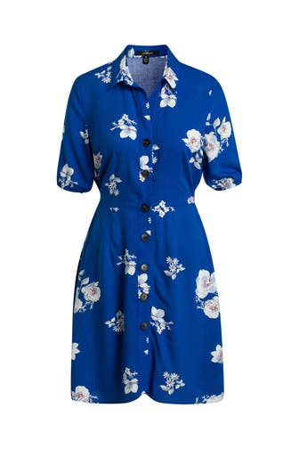 MAVI Blusenkleid blau gemustert