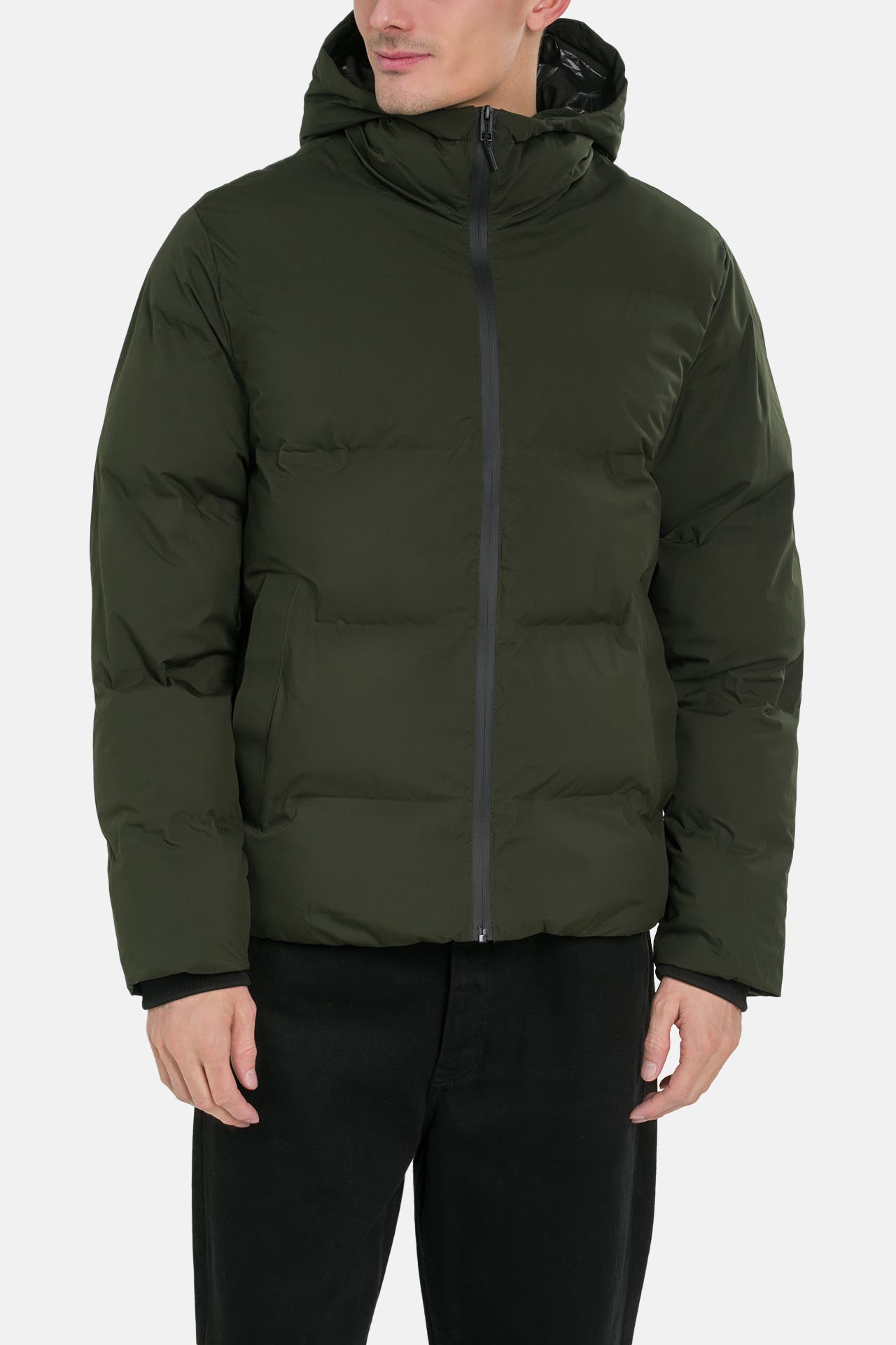 JACK & JONES Steppjacke dunkelgrün, Bild 1