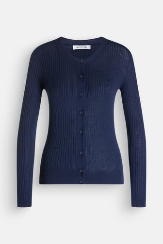 LACOSTE Wolljacke navy
