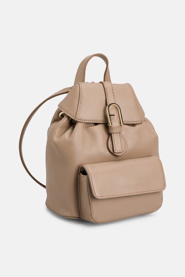 FURLA Rucksack 'Flow Mini' hellbraun