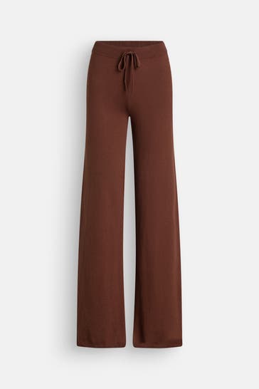 ORGANIC BASICS Loungehose dunkelbraun