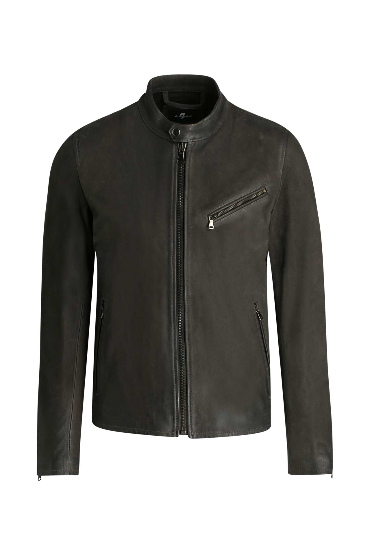 7 FOR ALL MANKIND Lederjacke anthrazit, Bild 1