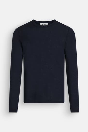DRYKORN Seidenmix-Pullover 'Irmino' dunkelblau