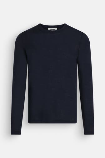 DRYKORN Seidenmix-Pullover 'Irmino' dunkelblau
