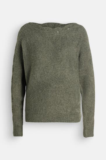 GUESS Strickpullover moosgrün