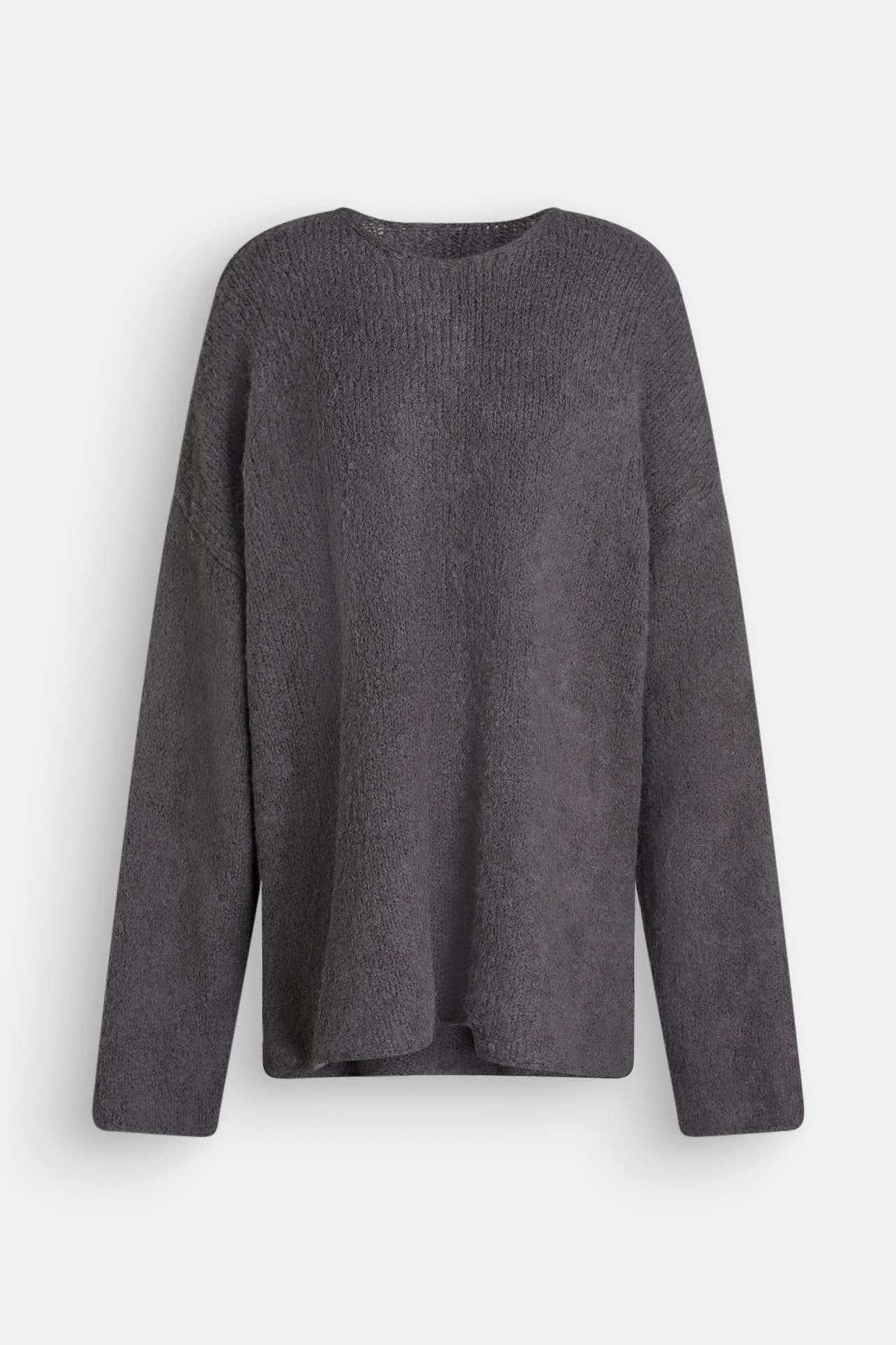 BLACK PALMS Wollmix-Pullover 'Jae' dunkelgrau, Bild 1