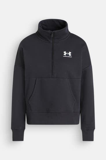 UNDER ARMOUR - Sweat-Troyer 'Rival Fleece' schwarz