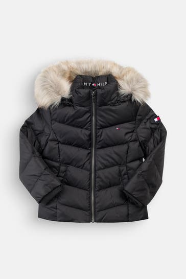 TOMMY HILFIGER Daunenjacke schwarz