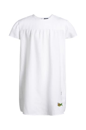 VILEBREQUIN - Leinenkleid 'Sweet Fish' weiß