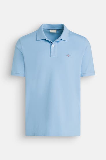 GANT - Polo-Shirt taubenblau