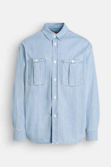KENZO - Jeanshemd 'Camicia' hellblau