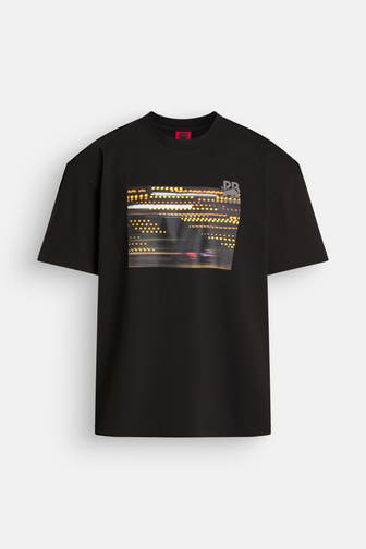 HUGO T-Shirt 'Daveley' schwarz