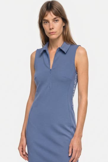 CALVIN KLEIN Minikleid azurblau