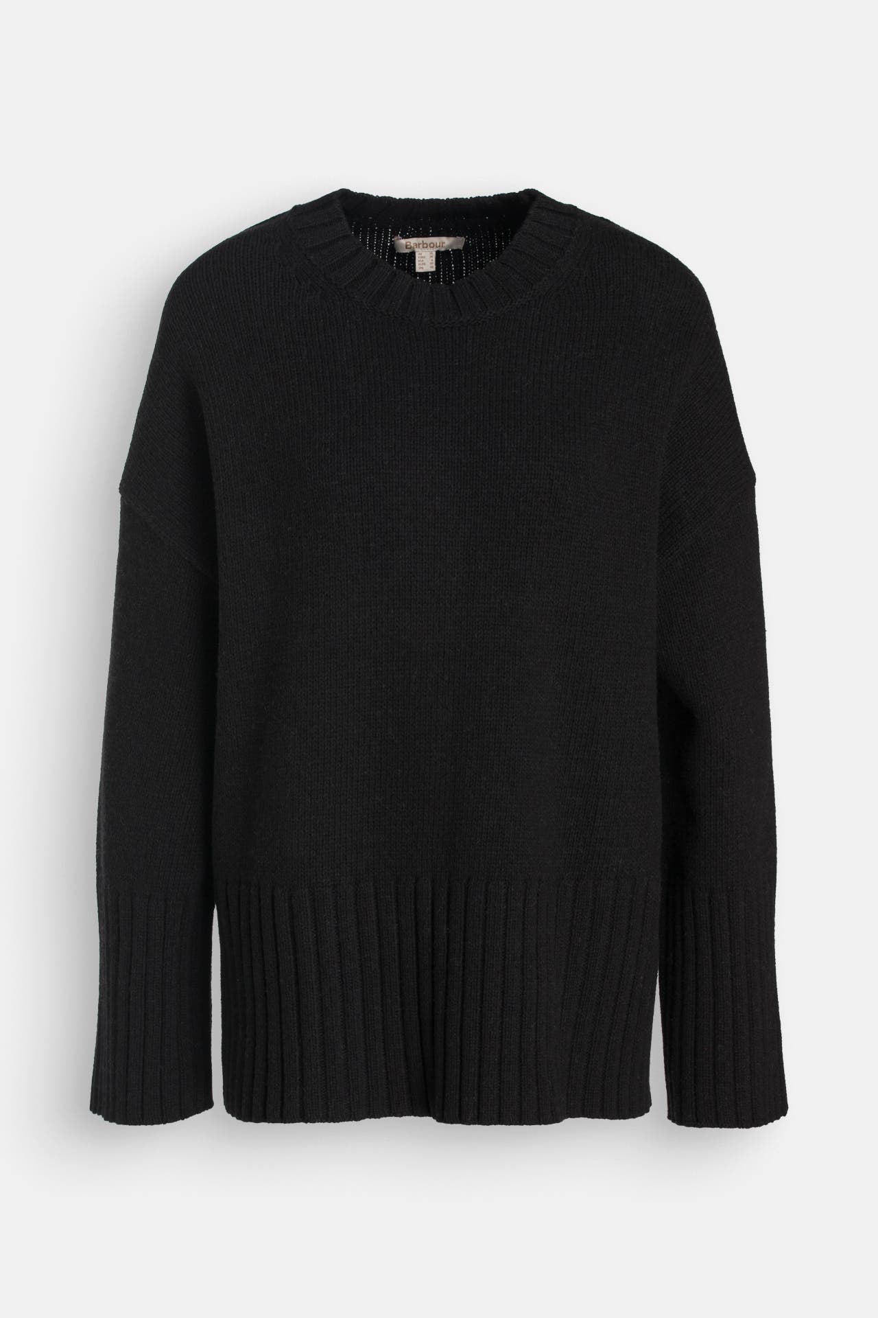 BARBOUR Wollmix-Pullover schwarz, Bild 1