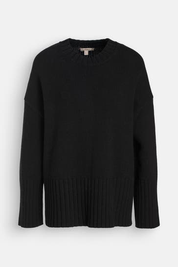 BARBOUR Wollmix-Pullover schwarz