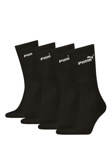 PUMA 4er-Pack Socken schwarz