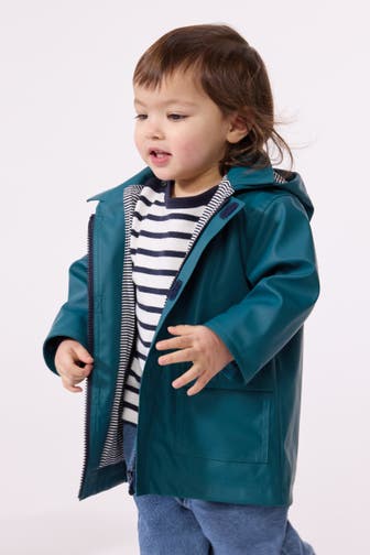 PETIT BATEAU Regenjacke petrol