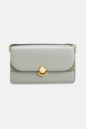 FURLA Umhängetasche graugrün