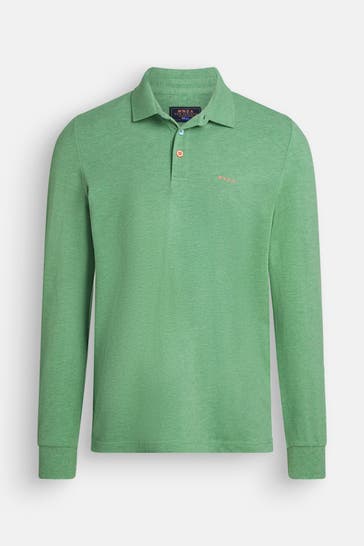 NEW ZEALAND AUCKLAND Langarmpolo grün