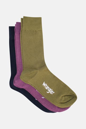 WRANGLER 3er-Pack Socken 'Cheyne' mehrfarbig