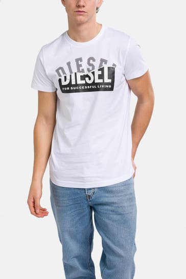 DIESEL T-Shirt 'Diego' weiß