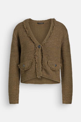 LUISA CERANO Strickjacke khaki