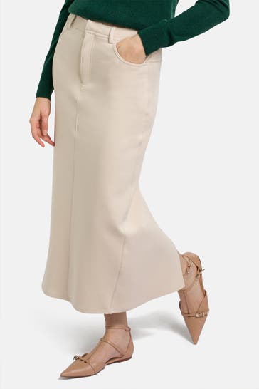 SOAKED Bleistiftrock 'Anastasia' creme