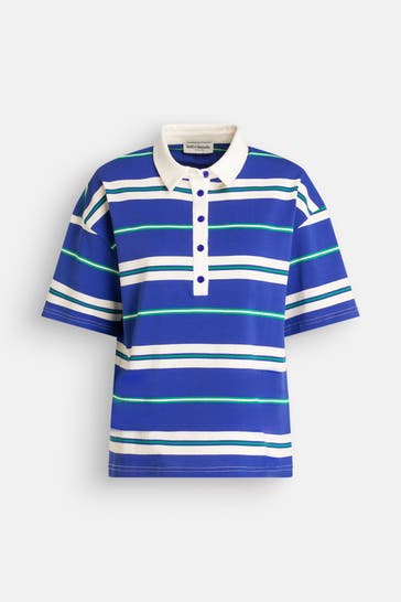LOLLYS LAUNDRY 'Ulma' striped Polo Shirt