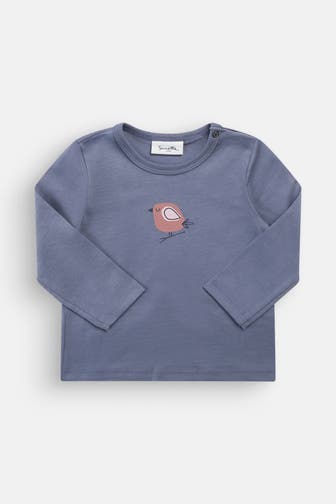SANETTA Longsleeve graublau