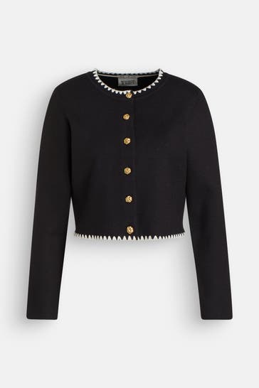 SCOTCH & SODA Strickjacke schwarz