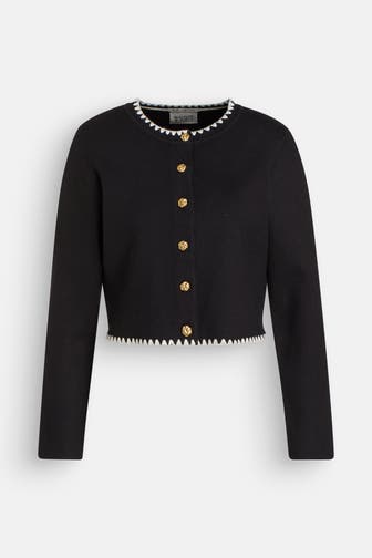 SCOTCH & SODA Strickjacke schwarz