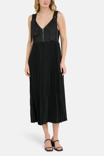 DESIGUAL Midikleid 'Houston' schwarz