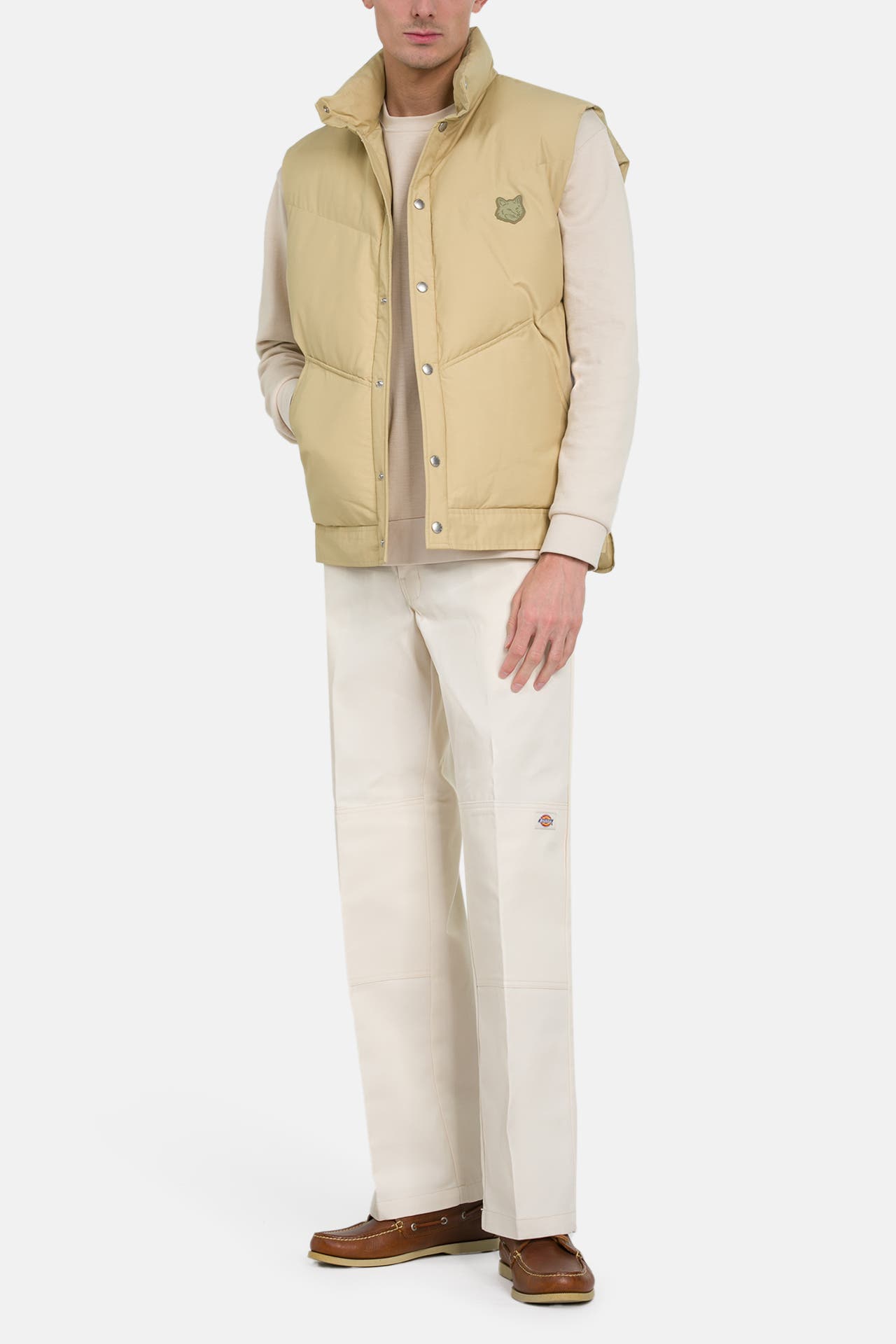 DICKIES Chino 'Double Knee Rec' ecru, Bild 1