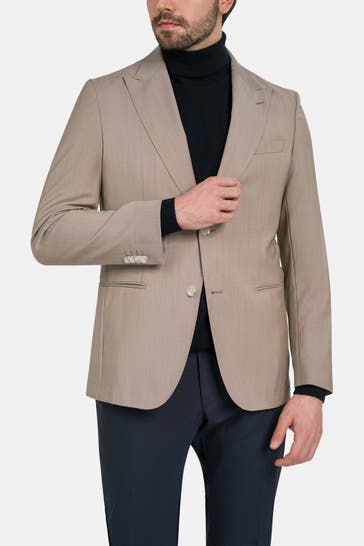 BOSS Wollsakko beige