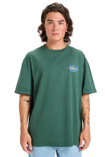 QUIKSILVER T-Shirt grün