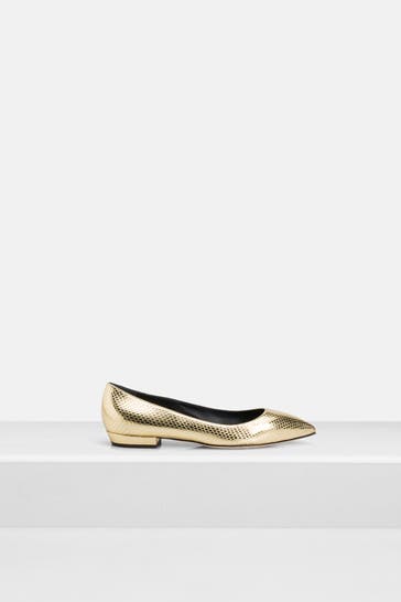 GIUSEPPE ZANOTTI Ballerinas gold