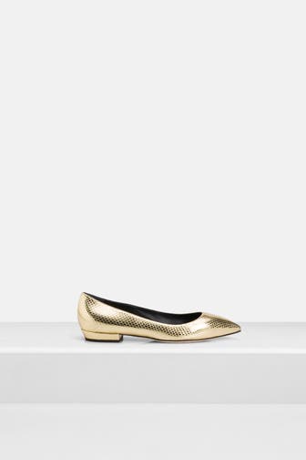 GIUSEPPE ZANOTTI Ballerinas gold
