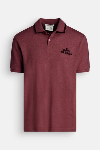 SCOTCH & SODA Polo-Shirt burgunder