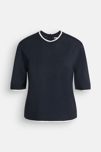 BARBOUR Strickshirt zweifarbig