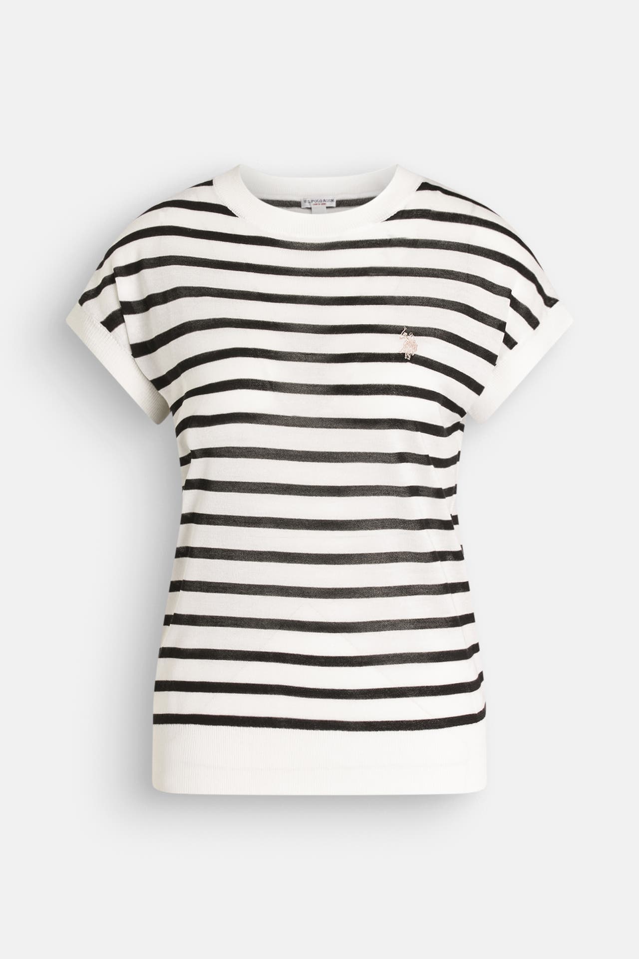 U.S. POLO ASSN. Strickshirt 'Fiona' gestreift, Bild 1