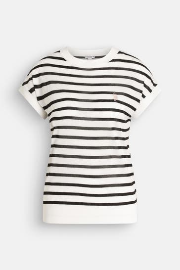 U.S. POLO ASSN. Strickshirt 'Fiona' gestreift