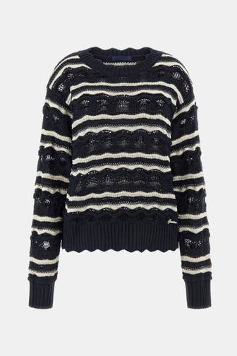 GUESS Strickshirt gestreift