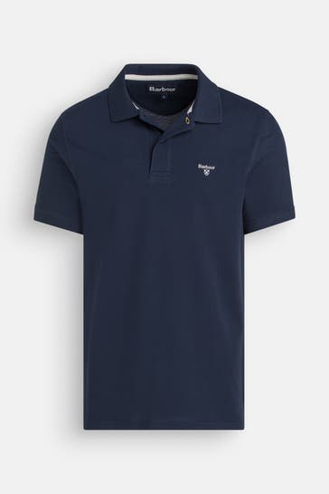 BARBOUR Polo-Shirt dunkelblau