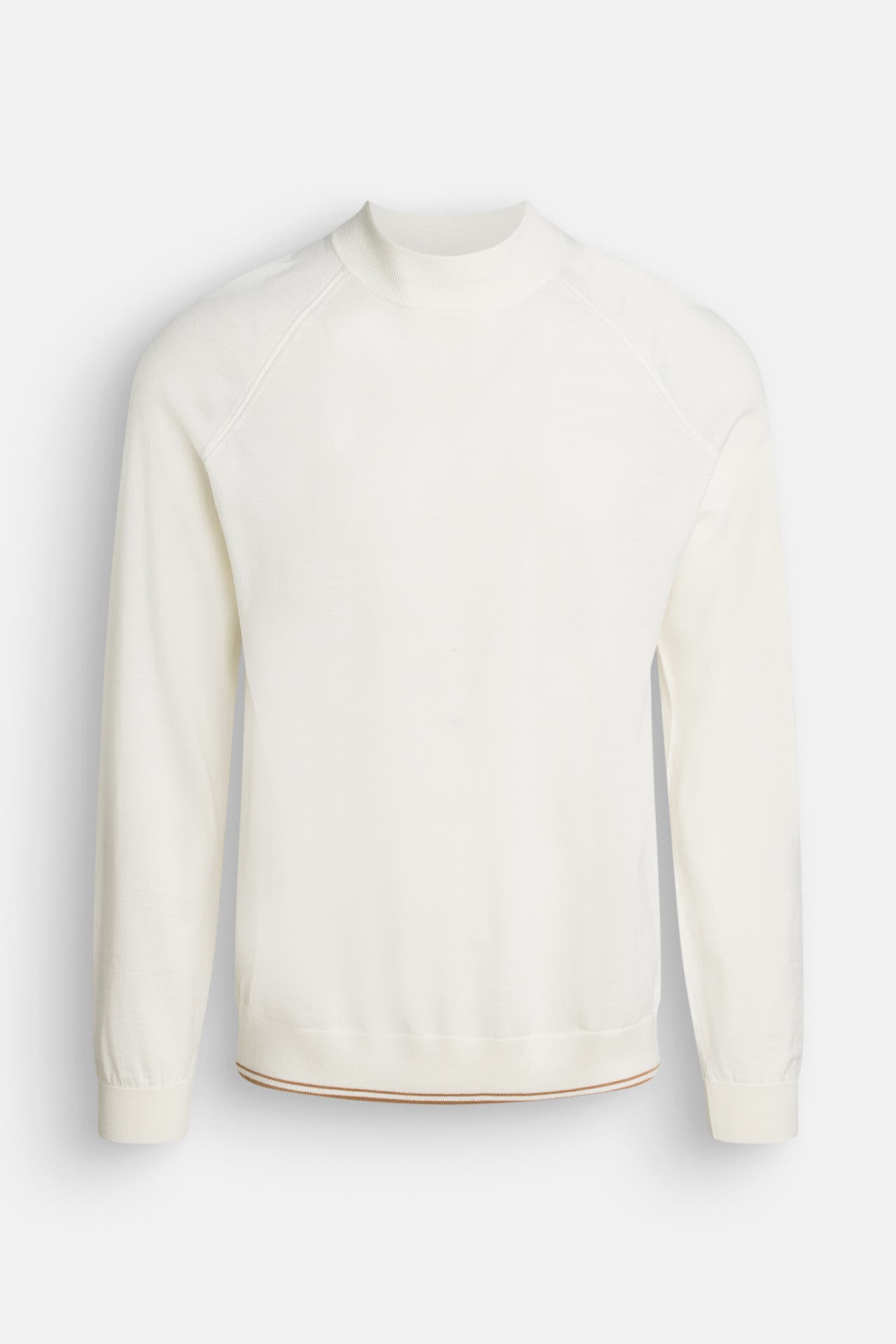 BOSS Wollstrickpullover 'Perfino' ecru, Bild 1