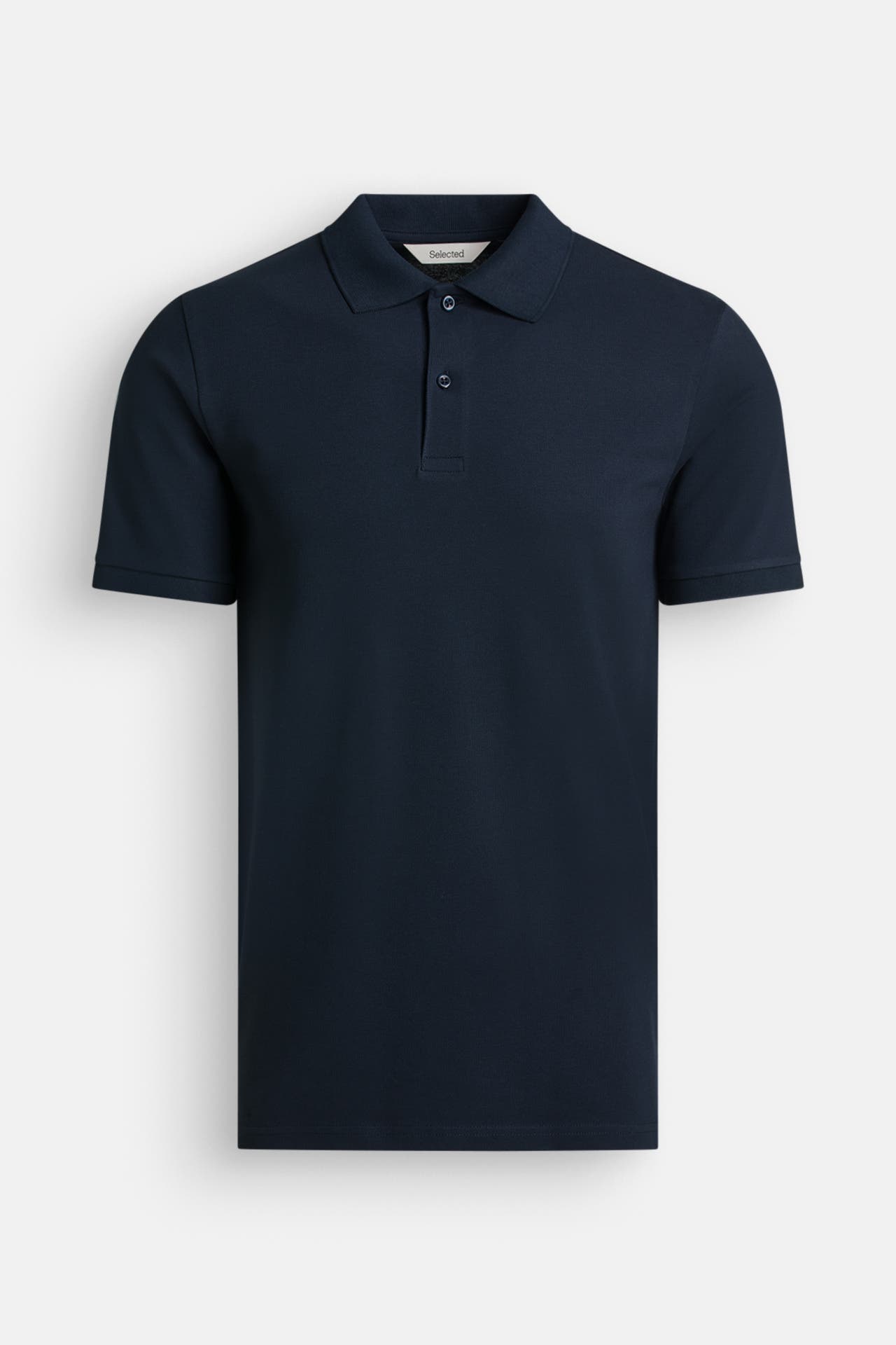 SELECTED Polo-Shirt dunkelblau, Bild 1